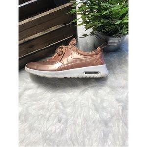 Rose Gold Nike Air Max Thea Sneakers